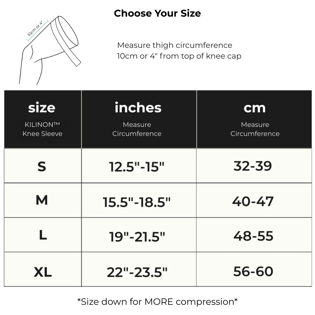 KILINON™ Premium Bamboo Knee Sleeve (Single) - Kilinon